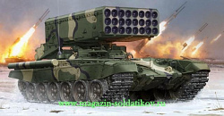 Сборная модель из пластика Russian TOS-1A Multiple Rocket Launcher (1:35) Трумпетер