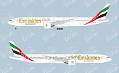 Декаль Боинг 777-300 Ближний Восток, 1:144 Avia Decals - фото
