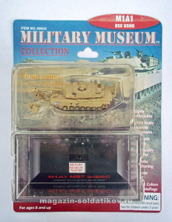 Масштабная модель в сборе и окраске M1A1 with BSC USMC 1:144, Pegasus