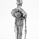 Миниатюра из олова 401 РТ Рядовой егерских полков 1802-06 гг., 54 мм, Ратник