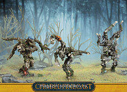 Сборная миниатюра из смолы WOOD ELVES TREE KIN BOX Warhammer