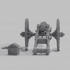 Сборная миниатюра из смолы 8-фунтовое орудие системы Грибоваля 28 мм, Аванпост