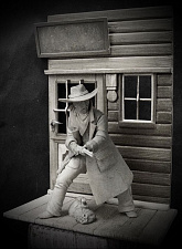 Сборная фигура из смолы «Gentleman of luck» of the Wild West, 75 мм, Mercury Models - фото