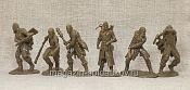 Солдатики из мягкого резиноподобного пластика Бандиты, набор 6 шт, 1/32 Soldiers. Есть - фото