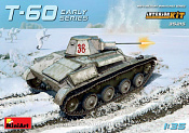 Сборная модель из пластика Советский легкий танк T-60, ранних выпусков, MiniArt (1/35) - фото