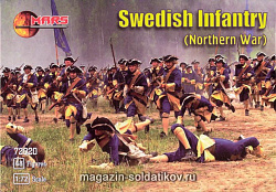 Солдатики из пластика Шведская пехота (Северная война) (1/72) Mars