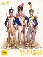 Солдатики из пластика 1808-1812 French Infantry, (1:72), Hat - фото