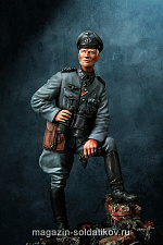 Сборная миниатюра из металла Офицер вермахта, Германия 1940 - 1941 (75 мм) Soldiers of Fortune - фото
