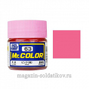 Краска художественная 10 мл. розовая, Mr. Hobby - фото