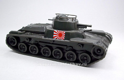 Солдатики из пластика Japanese Chi-Ha tank w/rising sun (green), 1:32 ClassicToySoldiers