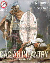 Солдатики из пластика LW 2010 Dacian Infantry, 85-106 A.D. Battle for Sicily, 1:72, LW - фото