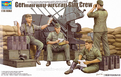 Сборные фигуры из пластика Солдаты German Anti-Aircraft Gun Crew (1:35) Trumpeter