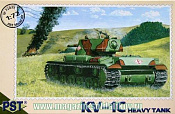Сборная модель из пластика Тяжелый танк КВ-1Ц, 1:72, PST - фото