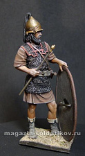 Сборная фигура из металла Punic Officer, 3 c.b. c. 54 мм, Alive history miniatures - фото