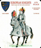 Солдатики из пластика Европейские рыцари 16 века (1/72) Orion - фото