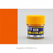 Краска художественная 10 мл. оранжево-желтая, Mr. Hobby. Краски, химия, инструменты - фото
