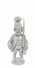 Сборная миниатюра из смолы Полк веселых человечков. Гренадер, 1760 г., 75 мм, Баталия миниатюра - фото