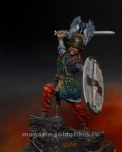 Сборная фигура из смолы Celtic warrior, 75 мм, Mercury Models - фото