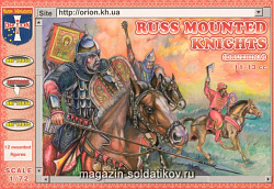 Солдатики из пластика Русские конные дружинники 11-13 век (1/72) Orion