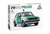 Сборная модель из пластика ИТ Автомобиль VW GOLF POLIZEI (1/24) Italeri - фото