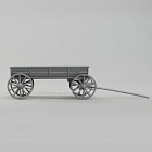 Сборная миниатюра из смолы Деревенская телега 28 мм, Аванпост