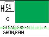 Краска художественная 10 мл. зеленая прозрачная, глянцевая, Mr. Hobby. Краски, химия, инструменты - фото