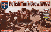 Солдатики из пластика Polish Tank Crew WW2 1/72 Orion - фото