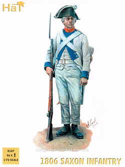 Солдатики из пластика 1806 Saxon Infantry (1:72), Hat