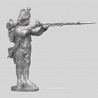 Сборная миниатюра из металла Фузилёр, стрелок 1-й линии, в шляпе. Франция, 1802-1806 гг, 28 мм, Аванпост