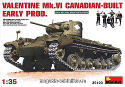Сборная модель из пластика Канадский танк Валентайн Мк.6 MiniArt (1/35)