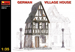 Сборная модель из пластика Немецкий деревенский дом MiniArt (1/35)