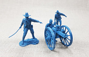 Солдатики из пластика Пулемет Гатлинга с расчетом 1862 год, 1:32 Plastic Platoon - фото