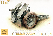 Солдатики из пластика WWII German 75mml G18 Gun, (1:72), Hat - фото