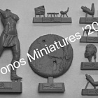 Сборная миниатюра из смолы Миры Фэнтези: Ирокезская женщина - воин, 54 мм, Chronos miniatures