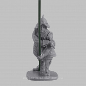 Сборная миниатюра из смолы Пикинер в боевом построении (1), Тридцатилетняя война 28 мм, Аванпост - фото