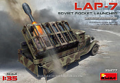 Сборная модель из пластика Советская ракетная установка LAP-7, MiniArt (1/35) - фото