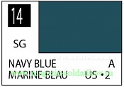 Краска художественная 10 мл. флотская синяя, полуглянцевая, Mr. Hobby. Краски, химия, инструменты - фото