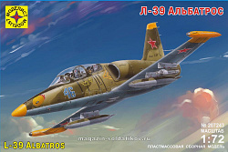 Сборная модель из пластика Самолет Л-39 «Альбатрос» 1:72 Моделист