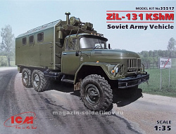Сборная модель из пластика ЗиЛ-131 КШМ, Советский грузовой автомобиль (1/35) ICM