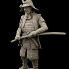 Сборная миниатюра из смолы Samurai 16th, 75 mm (1:24) Medieval Forge Miniatures