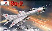 Сборная модель из пластика Су-9 Советский истребитель-бомбардировщик Amodel (1/72) - фото