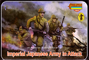 Солдатики из пластика Imperial Japanese Army in Attack (1/72) Strelets - фото