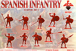 Солдатики из пластика Испанская пехота, XVI век. Набор №2 (1:72) Red Box