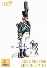 Солдатики из пластика 1805 Russian Line Infantry. Austerlitz (1:72), Hat - фото