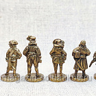 Фигурки из бронзы Пираты (8 шт) 35 мм, Unica