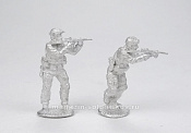 Сборные фигуры из металла Спецназ Альфа CМГ ( 2 фигуры), 28мм, Spectre miniatures - фото