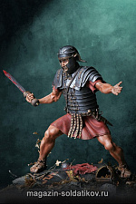 Сборная миниатюра из металла Римский легионер, I-II вв н.э. (75 мм) Soldiers of Fortune - фото
