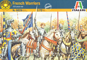 Сборная модель из пластика ИТ Набор солдатиков «Французские рыцари (100-летняя война)» (1/72) Italeri - фото