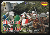 Солдатики из пластика Средневековые рекруты 1 (1/72) Strelets - фото