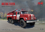 Сборная модель из пластика АЦ-40-137А, Советская пожарная машина (1/35) ICM - фото